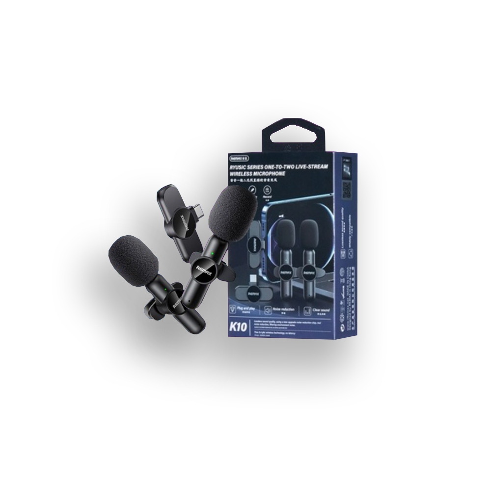 K10 Type-C One-to-Two Wireless Microphone