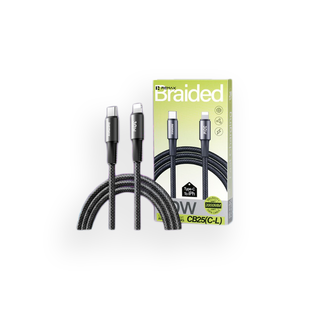 CB25 C-C 240W Braided Data Cable Remax