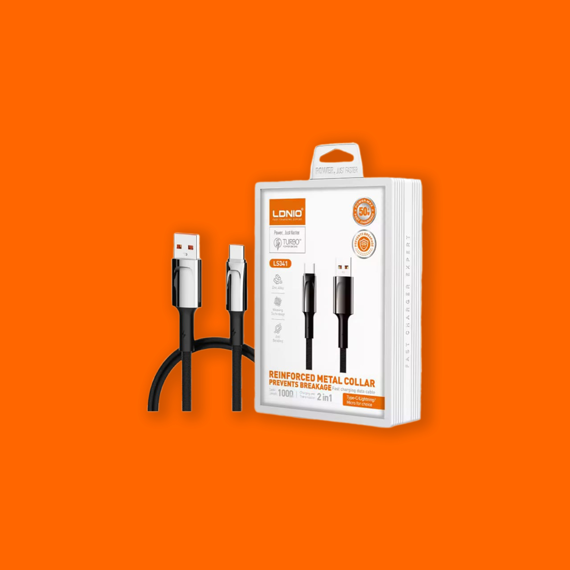 3-in-1 Data Cable Baseus Tungsten Gold