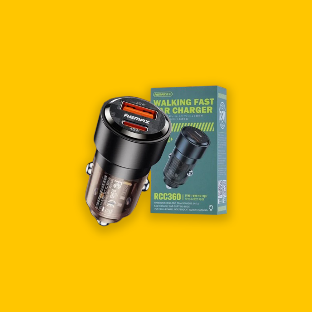RCC360 1U+1C Car Charger Remax