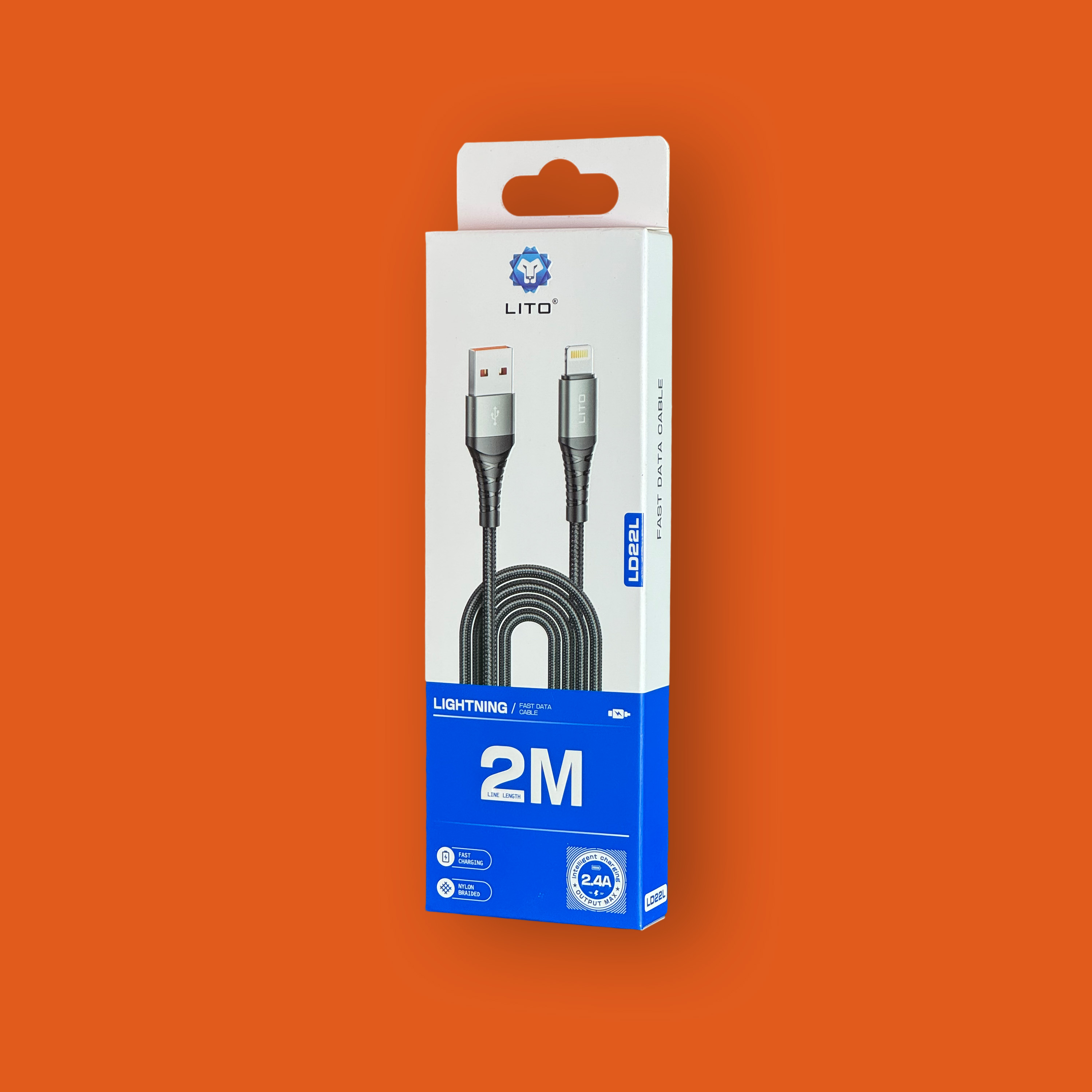 Lito A-Lightning Cable 2.4A - 2m